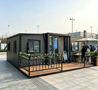 Unité de service public modulaire extensible en conteneur de 40 pieds pour nouvelle zone urbaine, station de service temporaire pour citoyens