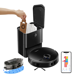 หุ่นยนต์ดูดฝุ่นถูพื้น EU Liectroux M70Pro Lidar - ระบบดูดฝุ่นแรง 6.5KPa พร้อมระบบเทฝุ่นอัตโนมัติ รองรับการทำแผนที่หลายชั้น ใช้ได้กับพรม มีถุงเก็บฝุ่นขนาด 3 ลิตร ควบคุมผ่านแอป - Product Image 1