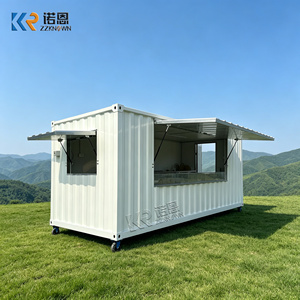 Luxury Pizza Shop With Stainless Steel Kitchen Customized Outdoor Design Shipping Container Restaurant - Product Image 1