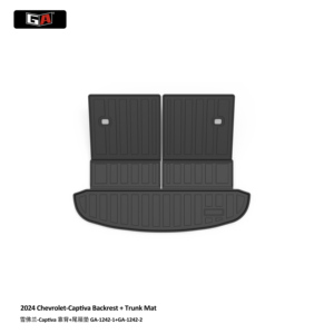 Tapis de dossier de luxe Tapis de coffre de voiture pour 2024 <span class=keywords><strong>Chevrolet</strong></span> <span class=keywords><strong>Captiva</strong></span> Tapis de chargement écologique - Product Image 1