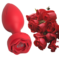 Vibromasseurs anaux Rose Toy, Dildos, Plugs anaux, Jouets sexuels pour hommes et femmes, Vibromasseurs anaux télécommandés pour le point G et la prostate