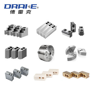 Mâchoires de mandrin DRAKE 5/6/8/10/12 pouces, mandrin de puissance CNC, mâchoires en <span class=keywords><strong>acier</strong></span> doux, pneumatique et manuel, vente chaude, mâchoires de mandrin hydrauliques solides - Product Image 6