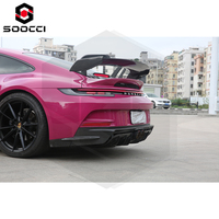 Matériau PP nouveau Kit de carrosserie de Style GT3 pour Porsche 911 992.1 992.2 séparateur de becquet inférieur accessoires de diffuseur arrière de lèvre de pare-chocs avant