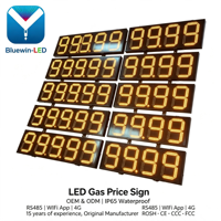 Letrero LED para Estaciones de Servicio con Precios de Combustible, Fabricante Original OEM y ODM