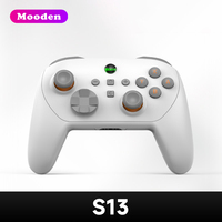 Manette de jeu sans fil F Wholesale New S13/S13 Pro pour Switch 1/2 PC, gyroscope 9 axes, capteur de mouvement, manette à effet Hall