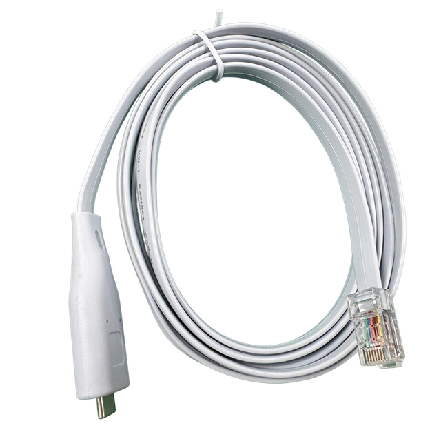 Utech Type-C to RJ45 8P8C Console Cable with Braid Shielding and PVC Jacket for Computer Serial Port Router Debugging