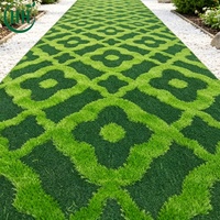 Gazon artificiel extérieur 25 mm, dalles de gazon pour sol extérieur, décoratives, pasto sintético para jardín, protégées contre les UV