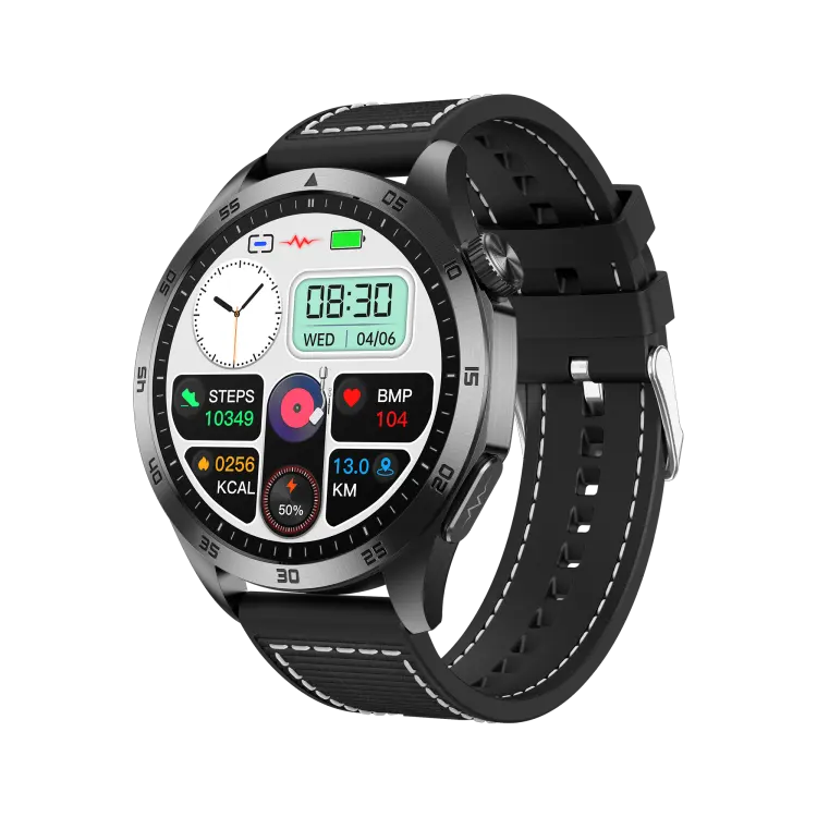 Smarinte Health Et485 Smart Watch Slaap Monitoring Ip68 1.43 Inch Bloedsuiker Smartwatch Temperatuur Hartslag Bloeddruk