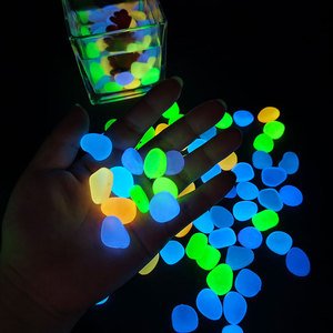 Pierres Lumineuses, Galets Luminescents pour Aménagement Paysager, Roche Fluorescente pour Décoration d'Aquarium et de Bassin, Pierre Lumineuse - Product Image 4