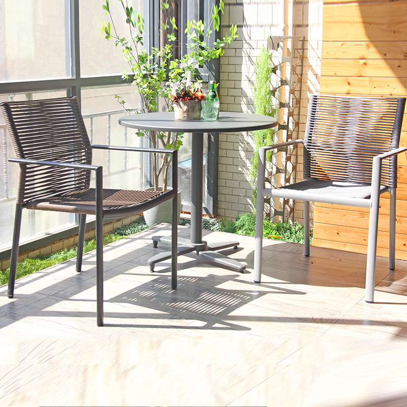 Modern Style Metal Garden Chair Large