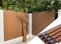 Vente Flash : Panneau de clôture extérieur moderne en WPC 219*26mm, matériau PE, facile à installer pour les extérieurs résidentiels et de bâtiments
