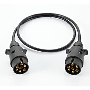 <span class=keywords><strong>Cable</strong></span> de PVC recto OEM con 12V, <span class=keywords><strong>7</strong></span> pines a <span class=keywords><strong>7</strong></span> vías, adaptador de <span class=keywords><strong>remolque</strong></span>, Conector de <span class=keywords><strong>remolque</strong></span>, enchufe de <span class=keywords><strong>remolque</strong></span> redondo grande de <span class=keywords><strong>7</strong></span> <span class=keywords><strong>polos</strong></span> - Product Image 1