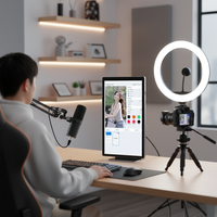 15,6 Zoll Live-Streaming-Gerät mit Android-Betriebssystem für Gleichzeitige Übertragung auf 3 Plattformen: TikTok, Facebook, YouTube