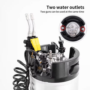 Pulvérisateur à pression portable Guanghuan B-001P 19L en acier inoxydable pour lavage de voiture avec fenêtre en TPU et protection de peinture (PPF) pour la coloration automobile - Product Image 2