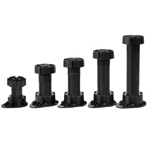 Hochwertige Verstellbare Kunststoff-Schrank- und Tischstützen, Einfache Montage, Schrankbeine für Küche und Haushalt - Product Image 1