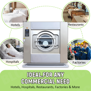 <span class=keywords><strong>Lavatrice</strong></span> Industriale Commerciale per Hotel 50kg 70kg 100kg 130kg 150kg, Lavasciuga Industriale in Acciaio Inossidabile - Product Image 3