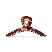 CANYUAN Pince à cheveux en acétate PVC de style coréen, grande taille 12,5 cm, unisexe, colorée, type pince requin, accepte la personnalisation