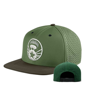 Wasch barer verstellbarer Baseball-Hut Mehrfarbiger Hqr Snapcap Quick Dryl Caps Atmungsaktiv mit verstellbarem Riemen für Herren Snapback - Product Image 6