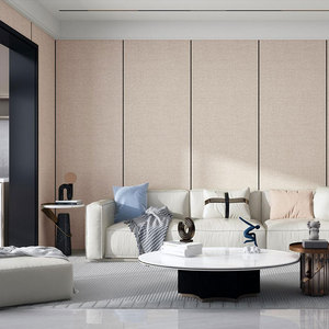 <span class=keywords><strong>Carta</strong></span> da Parati <span class=keywords><strong>Adesiva</strong></span> Rimovibile in Tessuto di Lino Spesso per Decorazione Alberghiera - Product Image 4