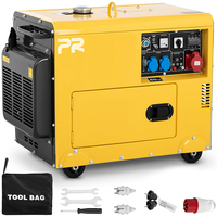 Standby-elektrisch kraftwerk 10 kw schalldichter 12 kva 10 kw dieselgenerator 220 v/380 v 60 hz 3-phasen-dieselgenerator 10 kw