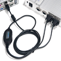Convertidor USB a 2 Puertos RS-232 UOTEK, Cable USB2.0 de Grado Industrial con Blindaje Trenzado DB9, Adaptador para Computadora UT-8812