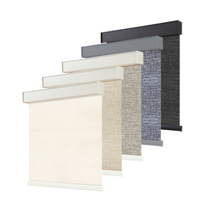 Tapparelle verticali elettriche di alta qualità telecomandate finestre francesi oscuranti <span class=keywords><strong>tende</strong></span> da sole uso domestico tessuto <span class=keywords><strong>rullo</strong></span> Box - Product Image 4