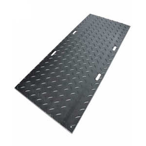 Tapis de protection du sol en plastique haute résistance avec logo personnalisé/couleur/taille, capacité de charge de 80 tonnes pour pelouse et route d'accès temporaire - Product Image 5