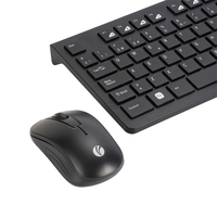 VCOM Espagnol Arabe Italien Personnalisé OEM Clavier et Souris Sans Fil Étanche USB Clavier Électronique pour PC Ordinateur