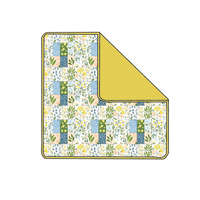 Couverture en bambou double couche pour enfant, imprimée et unie, nouveau style, prix de gros, 50x50 cm