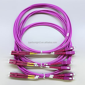Cable de Fibra Óptica Multimodo de 10 Gbps, Cable de Conexión Dúplex de 3 Metros, Cable de Conexión de Fibra LSZH OM4, Compatible con Transceptor SFP MMF - Product Image 1