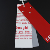 Étiquettes suspendues personnalisées de luxe pour vêtements, impression de nom et logo, logo personnalisé, respectueuses de l'environnement pour les vêtements