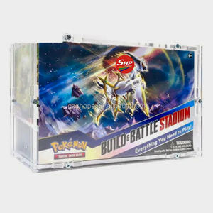 SHP Custom Clear Acrylic Pokemon TCG: Sword & Shield-<span class=keywords><strong>Astral</strong></span> <span class=keywords><strong>Radiance</strong></span> Build & Battle Stadium con tapa magnética Vitrina acrílica - Product Image 1