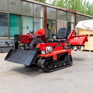 Petits tracteurs agricoles à chenilles en caoutchouc, tracteur chenillé miniature de 25 CV, machines agricoles à vendre - Product Image 3