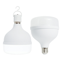 Ampoule LED d'urgence portable 50W 40W 30W 20W E27 B22 Batterie au lithium rechargeable 4-6 heures d'autonomie 6500K Utilisation domestique