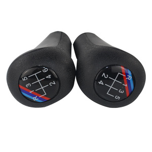 Poyracing Car Gear <b>Knob</b> Leather 5-6 Speed Manual <b>Shift</b> BMW 1 3 5 6 Series Ergonomic Design - Product Image 4