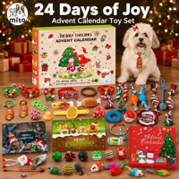 Calendrier de l'Avent pour animaux de compagnie, jouet de Noël pour chiens et chats