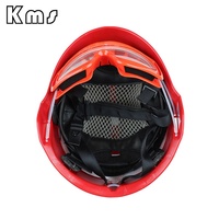 Casque de sauvetage rouge en aramide ignifuge réfléchissant de protection professionnelle personnalisé KMS pour pompiers