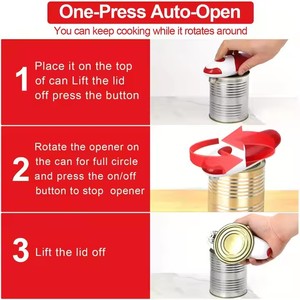 Tự động điện có thể mở nút cảm ứng nhà bếp thực phẩm an toàn Pin hoạt động không có hoạt động hướng dẫn sử dụng cần thiết cạnh mịn làm hợp kim - Product Image 4