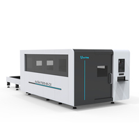 Machine de découpe laser à fibre 12000W à couverture intégrale, découpeuse de tôles métalliques CNC à double table