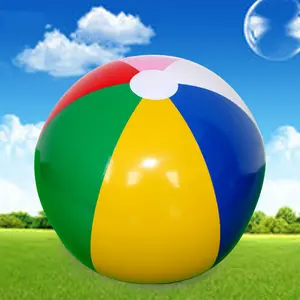 Bola Pantai PVC Besar Bola Pantai Tiup Bermain untuk Promosi Produk Promosi Musim Panas