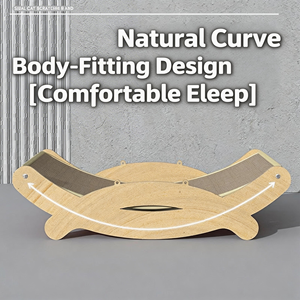 كرسي استرخاء للقطط على شكل سرطان البحر، مزود بمنصة خدش، سرير للقطط، لوح خدش خالٍ من الغبار، أريكة للقطط، الكل في واحد، مقعد استرخاء كبير جدًا للقطط - Product Image 3