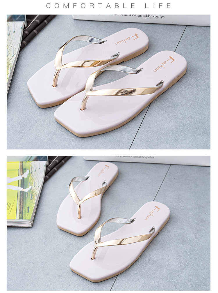 Promotion Girls Flip Flops Women Flat Casual Shoes Soft Bottom Indoor Beach Slippers