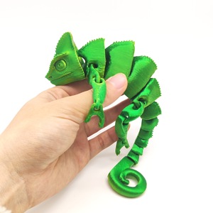 Modelo de Lagarto Camaleón Impreso en 3D, Multiarticulado y Móvil, para Regalo o Decoración - Product Image 4