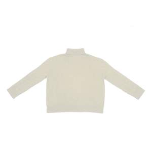 Jersey de moda para mujer personalizado OEM lana fina-Cachemira cuello alto de punto estilo chino manga larga holgada para otoño - Product Image 6