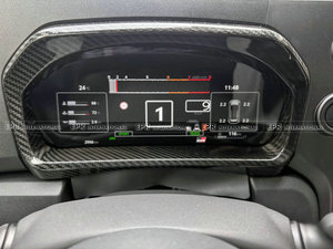 OEM Fit Self-Adhesive Dry Carbon <b>Meter</b> Surround Trim For GXPA16 Gen2 Facelift GR Yaris Simple Install - Product Image 2