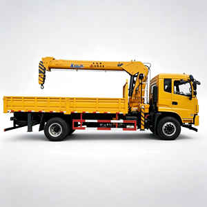 Grue mobile montée sur camion de haute qualité 8t, camion de levage de marchandises 10t, livraison directe d'usine - Product Image 1