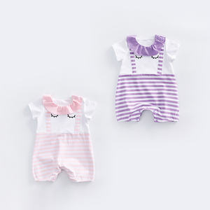 Compra al por Mayor de Ropa de Bebé de Algodón Pima, Mono con Pompones para Niña, de China - Product Image 2