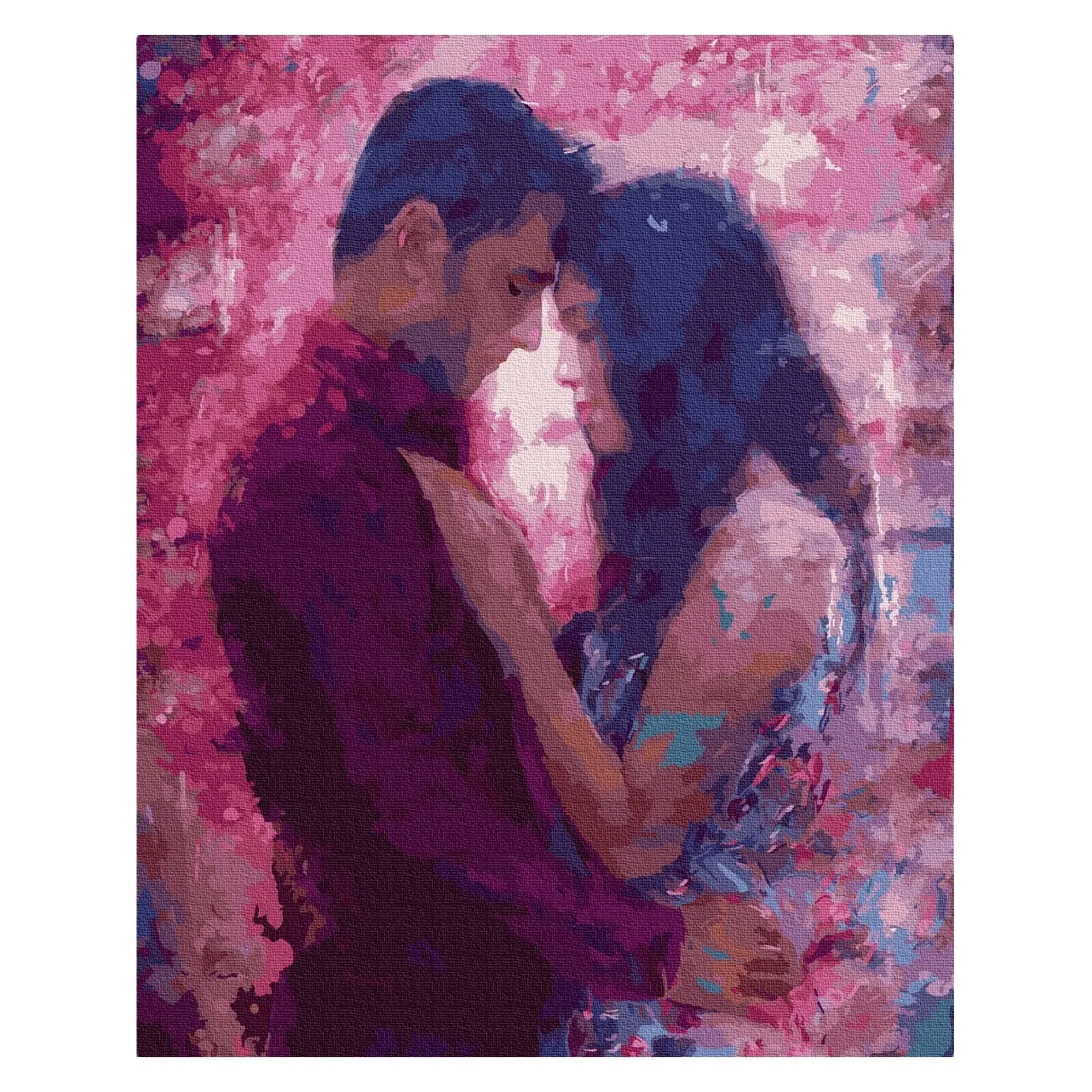 Couple Decoration Digital Painting By Number 40*50 Hot Design Lover Portrait Handmade Painting DIY Oil Painting With Frame