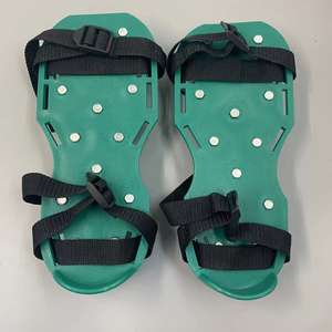 Sepatu Aerator rumput-1 pasang sandal Aerator rumput, Aerator pembaru tanah, sepatu berduri, alat berkebun dapat disesuaikan - Product Image 2