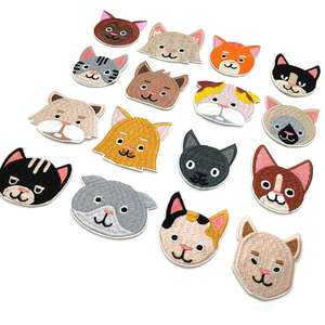 Yavru tasarım ile giyim için özel nakış şönil 3D demir-on yamalar - Product Image 3